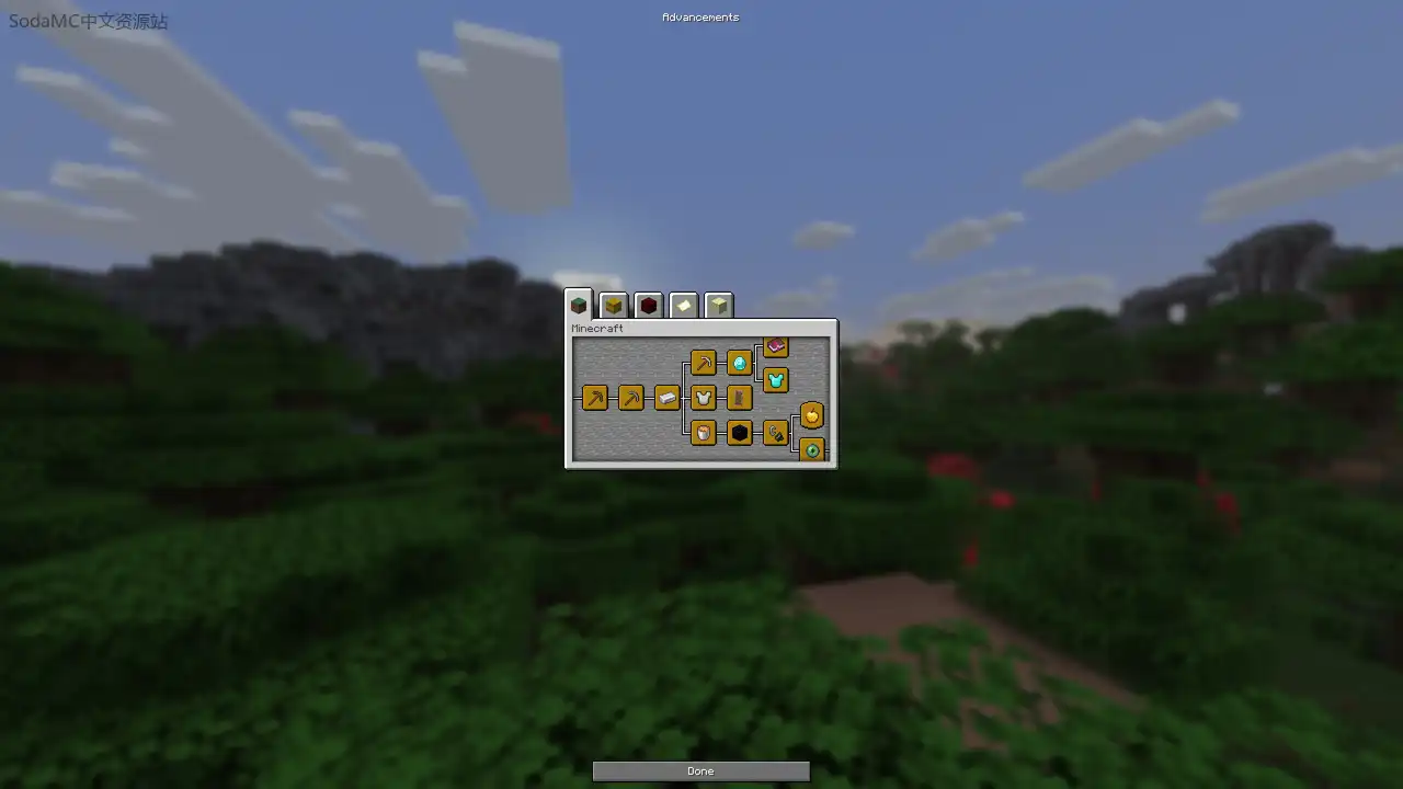 更大的进度界面(Larger Advancement Tab)第2张-SODA 更大的进度界面(Larger Advancement Tab)