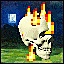 旋转燃烧骷髅(Rotating Burning Skull)