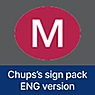 Chups的MTR标志包 - 蓝灰色(ENG Blue-gray)